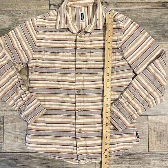 HOWE Mens Size Small Stripes Cotton Long Sleeve Button Up Shirt - Picture 5 of 8